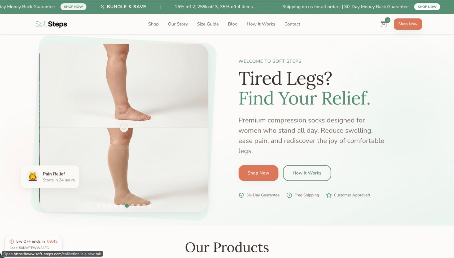 Soft Steps website